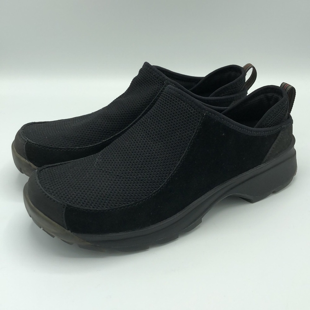 Clarks Leather Black Flat Loafer Size 7 1/2 - Picture 2 of 15